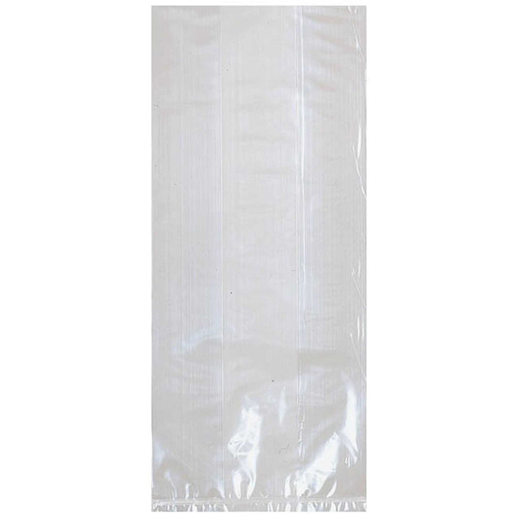 Cello Party Bags Small - White Pack of 25