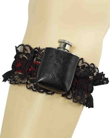 Roaring 20s Garter with Flask