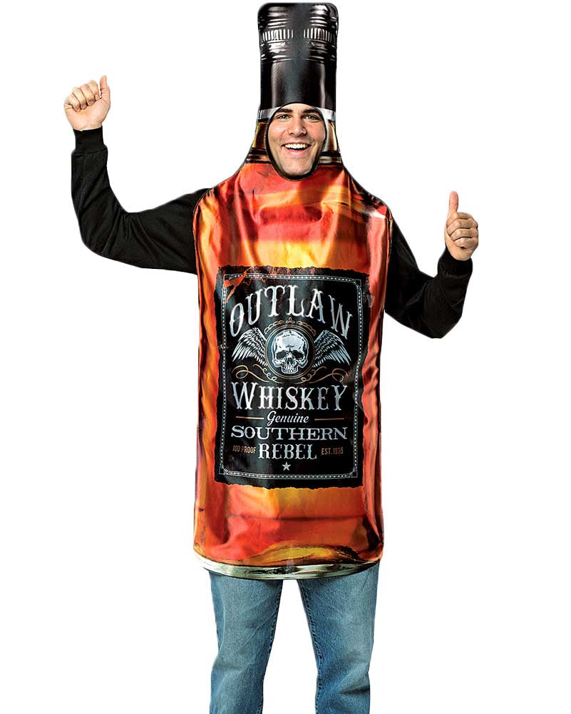 Get Real Whiskey Bottle Mens Costume