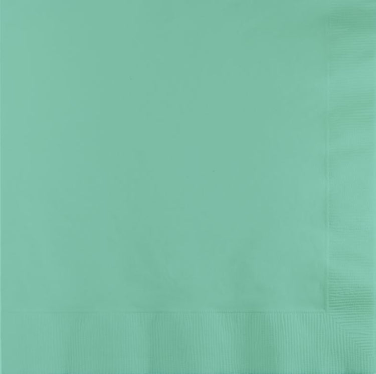 Fresh Mint Green Lunch Napkins Pack of 50