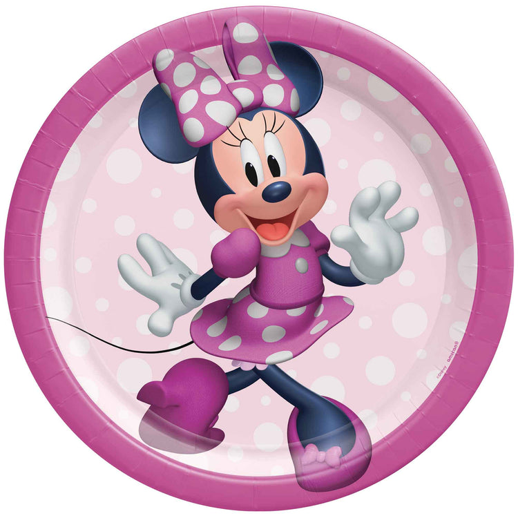 Minnie Mouse Forever 7in / 17cm Paper Plates Pack of 8