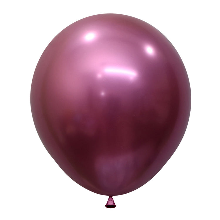Sempertex 45cm Metallic Reflex Fuchsia Latex Balloons 912 6PK Pack of 6