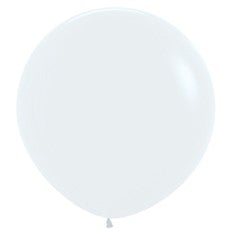 Sempertex 90cm Satin Pearl White Latex Balloons 406 2PK Pack of 2
