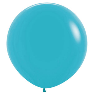 Sempertex 60cm Fashion Caribbean Blue Latex Balloons 038, 3PK Pack of 3