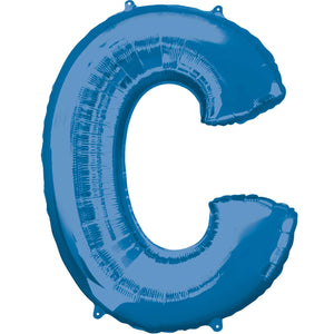 SuperShape Letter C Blue Balloon
