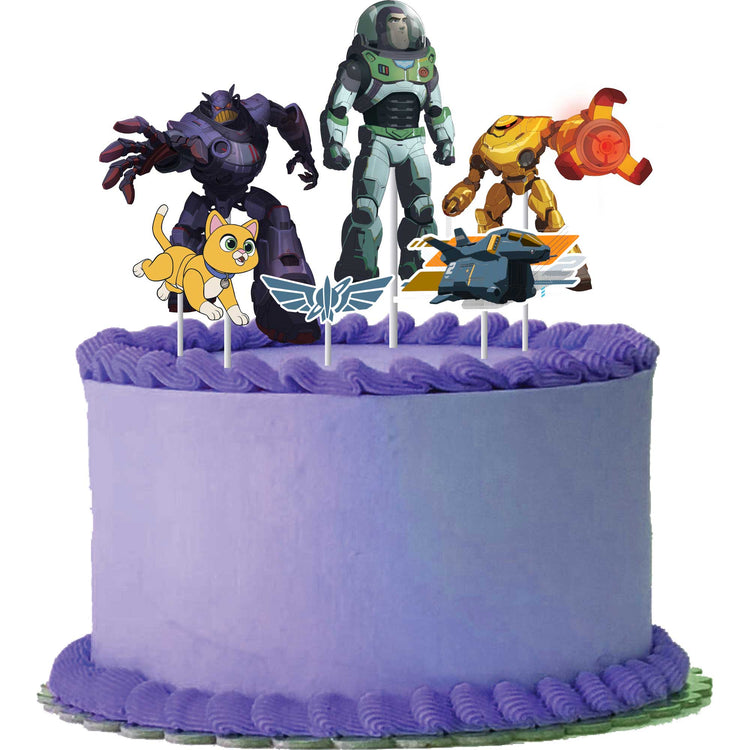 Buzz Lightyear Cake Topper Kit Pack of 6