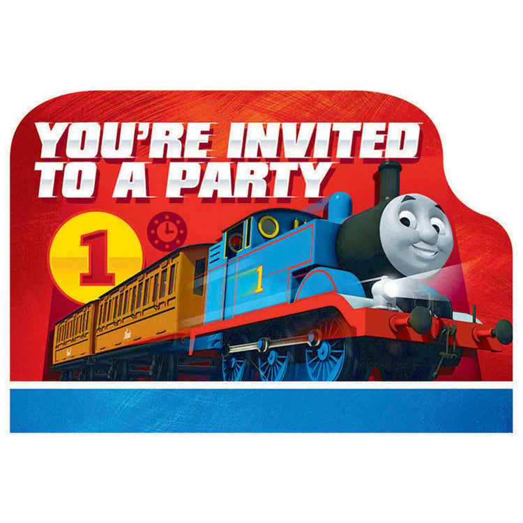 Thomas All Aboard Postcard Invitations Pack of 8