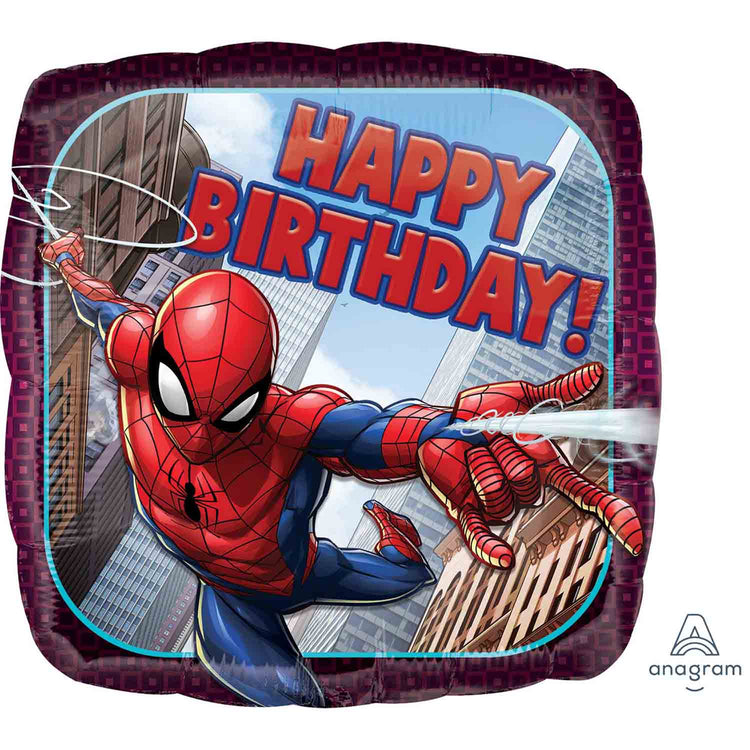 45cm Standard HX Spider-Man Happy Birthday S60
