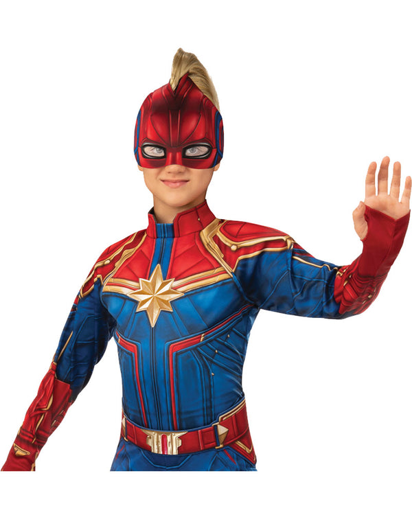 Captain Marvel Hero Suit Deluxe Girls Costume