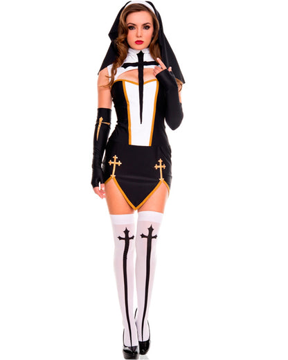 Bad Habit Nun Womens Costume