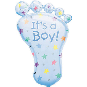SuperShape XL Its A Boy Foot Balloon