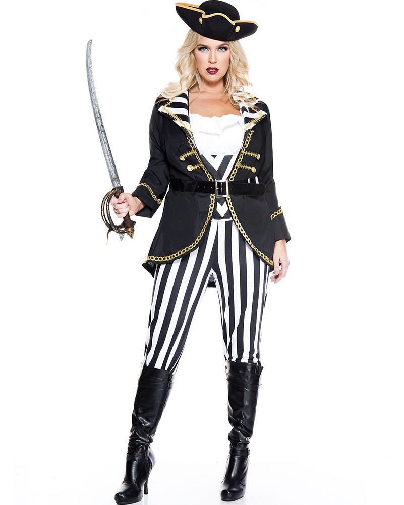High Seas Captain Plus Size Womens Costume