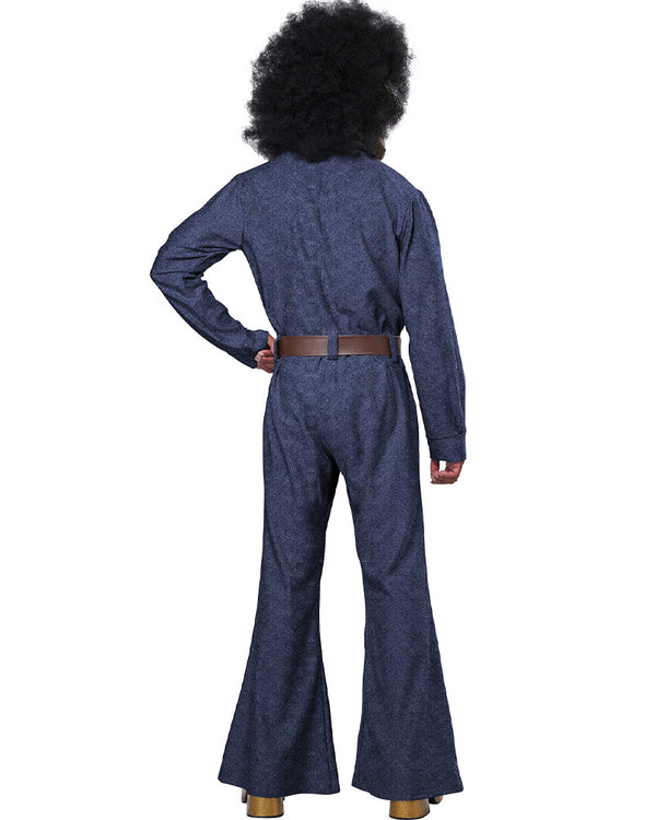 70s Denim Jumpsuit Mens Costume