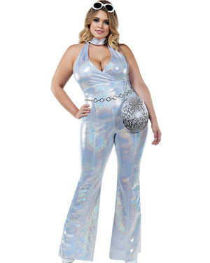 70s Disco Honey Deluxe Womens Plus Size Costume