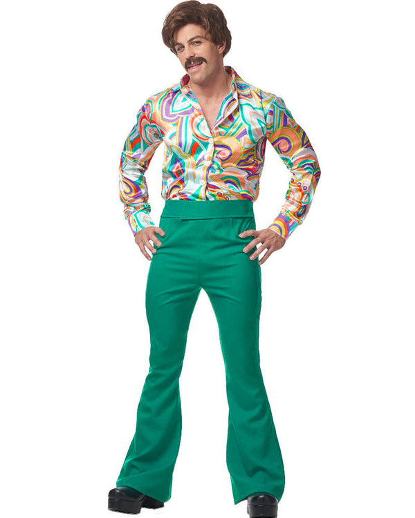 70s Dude Green Mens Costume