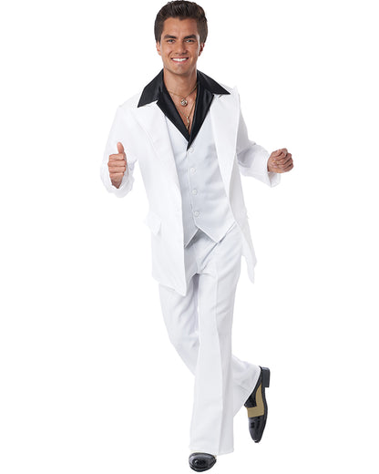 70s Era Disco Suit Deluxe Mens Costume