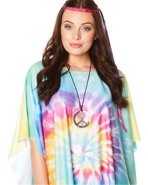 70s Hippie Poncho Womens Costume