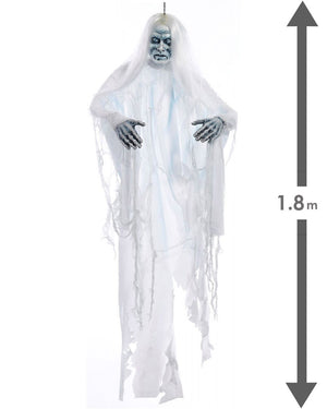 White Shadow Ghost Hanging Prop