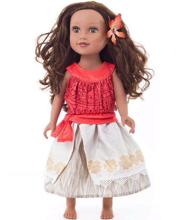 Polynesian Princess Doll Dress