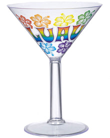 Jumbo Plastic Luau Martini Glass