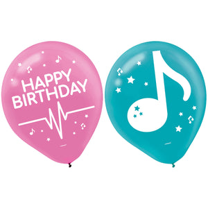 Internet Famous Birthday 30cm Latex Balloons Pack of 6