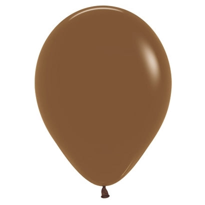 Sempertex 30cm Fashion Coffee Brown Latex Balloons 074 25PK Pack of 25