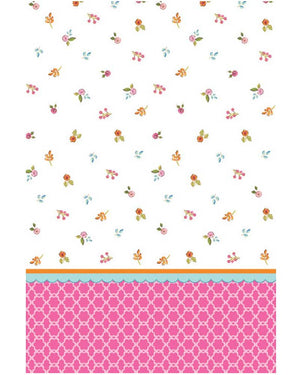 Tea Time Plastic Tablecover