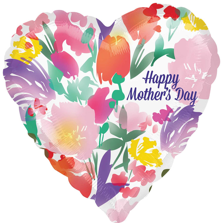 Jumbo HX Happy Mother's Day Watercolour Flowers P32