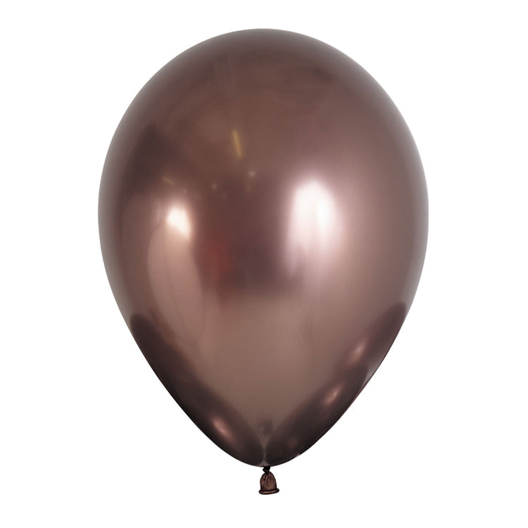 Sempertex 30cm Metallic Reflex Truffle Latex Balloons 976, 50PK Pack of 50