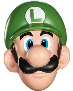 Super Mario Brothers Luigi Adult Half Mask