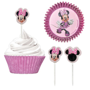 Minnie Mouse Forever Cupcake Cases & Picks Set Pack of 48