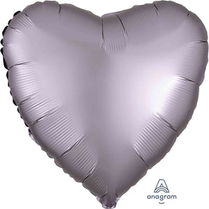 45cm Standard HX Satin Luxe Greige Heart S18