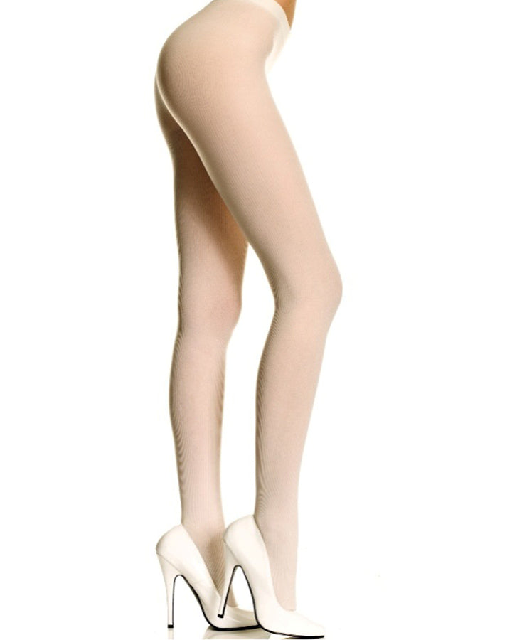 White Opaque Tights