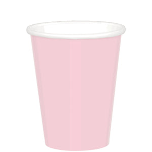 266ml Cups Paper 20 Pack - Blush Pink Pack of 20