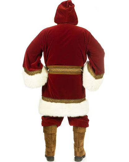 Professional Old Time Santa Plus Size Mens Christmas Costume