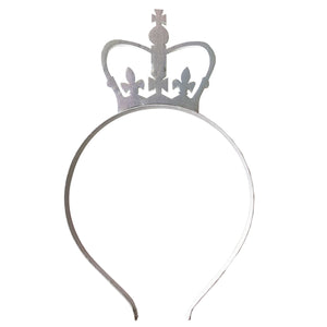 Patriotic Silver Crown Headband