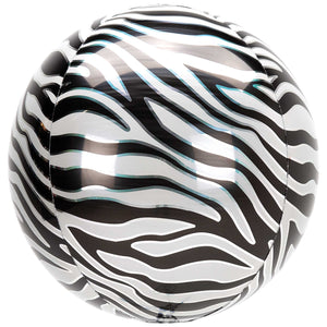 Orbz XL Zebra Print Balloon