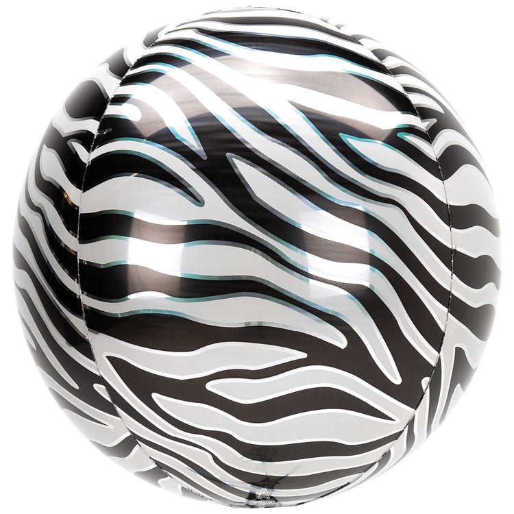 Orbz XL Zebra Print Balloon