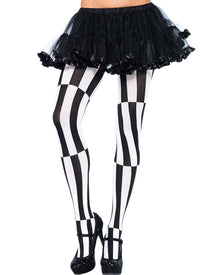 Optical Illusion Opaque Tights