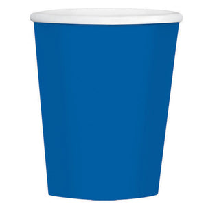 Bright Royal Blue 354ml Paper Coffee Cups Pack of 40