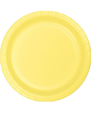 Mimosa Yellow 18cm Paper Plates Pack of 24