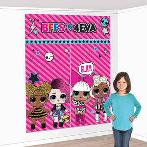 LOL Surprise Together 4EVA Scene Setter Wall Decorating Kit Pack of 5