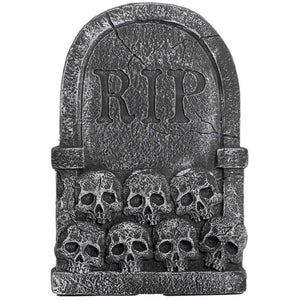 Cemetery RIP Skulls Tombstone Styrofoam Decoration