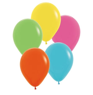 Sempertex 30cm Tropical Assorted Latex Balloons, 25PK Pack of 25