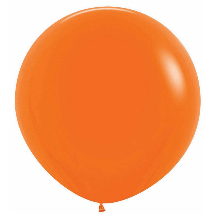 Sempertex 60cm Fashion Orange Latex Balloons 061 3PK Pack of 3