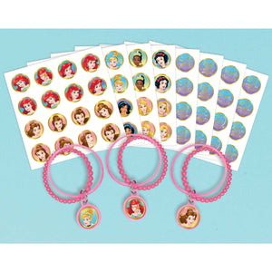 Disney Princess Once Upon A Time Bracelet Kit Favors Pack of 8