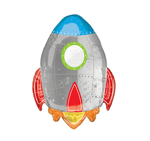 SuperShape XL Blast Off Birthday Rocket Balloon