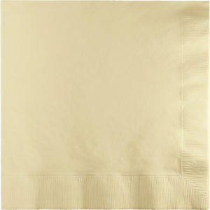Ivory Lunch Napkins Pack of 50