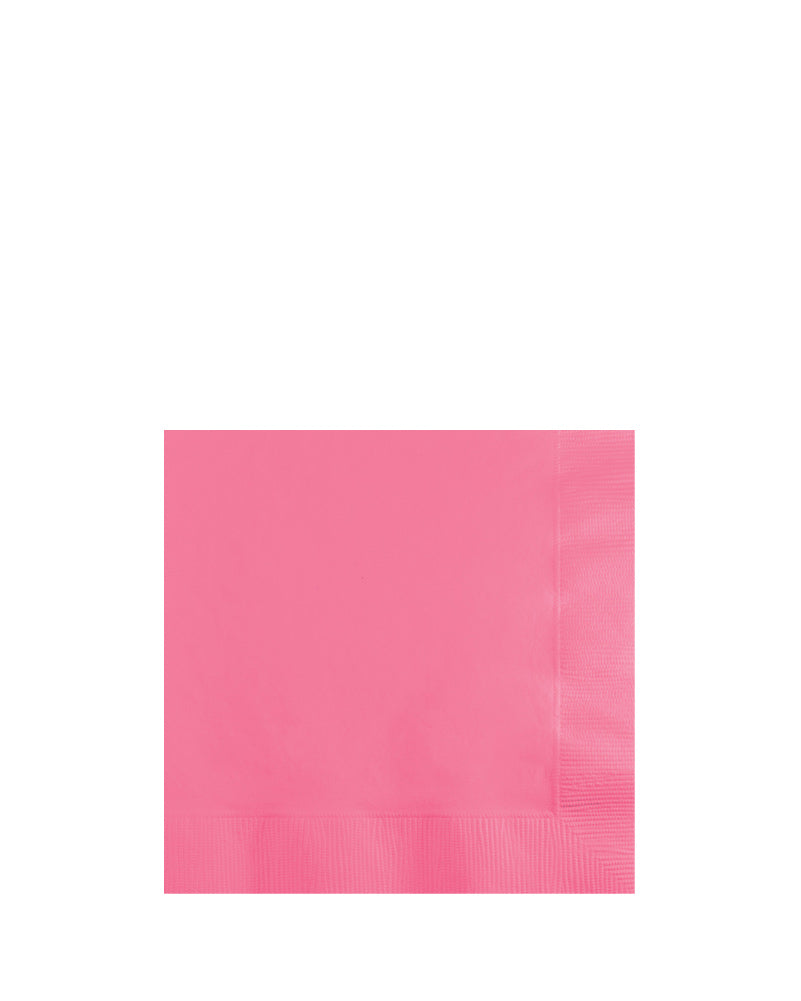 Candy Pink Beverage Napkins Pack of 50