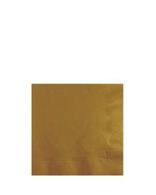 Glittering Gold Beverage Napkins Pack of 50